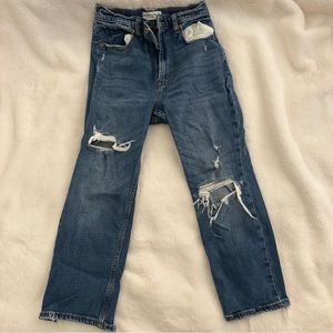abercrombie jeans - the ankle straight ultra high rise - size 4XS (27)